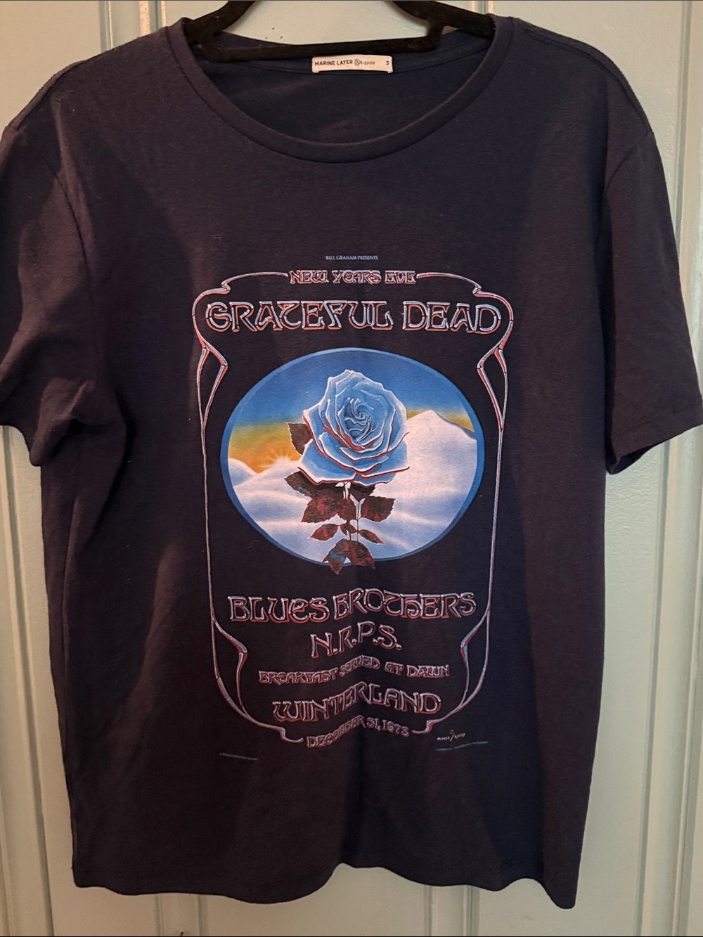 Grateful Dead Navy Blue Graphic Tee by Marine Layer